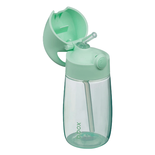 Bbox Junior Drink Bottle 380ml for toddlers, easy to carry and leakproof with a robust handle and straw.