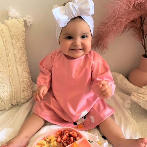 Little Chomps Smock 0-8 months (long sleeve)