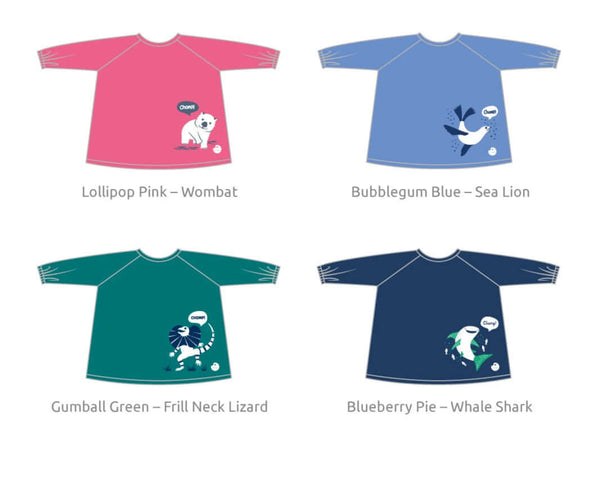 Little Chomps Smock 8 months - 2 years (long sleeve)