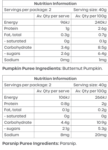 Red Variety Pack - 4 Vegetable Purees 320g
