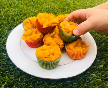 Baby Muffins with Carrot & Banana