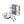 Lion and Lady Stainless Steel Plate with Suction Base and Cutlery