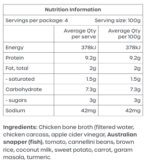 Snapper Tikka Masala 400g