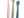 Three colorful spoons with 'Tiny Turtle' branding on a white background