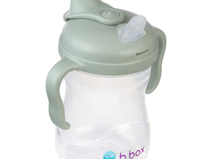 Bbox spout cup with ergonomic silicone spout and easy-grip handles, perfect for toddlers 4 months and up.