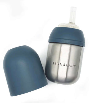 Lion and Lady Stainless Steel Straw Cup (210ML)