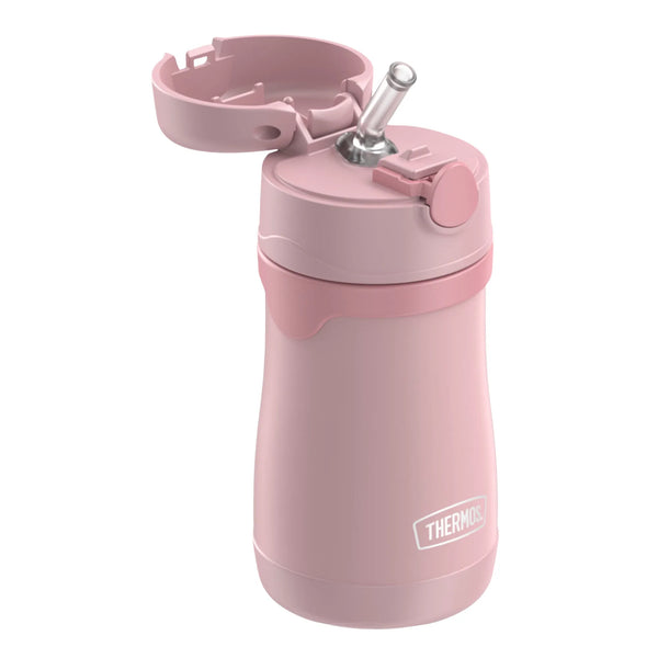 Thermos Stainless Steel Vacuum Insulated Drink Bottle With Straw 290ml