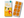 Tiny Turtle baby food packaging with a tray of yellow baby food cubes on a white background