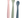 Tiny Turtle Silicone Spoon set in pink, green, and blue, perfect for babies starting solids.